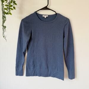 Minnie Rose Crewneck Fitted Sweater Sz S